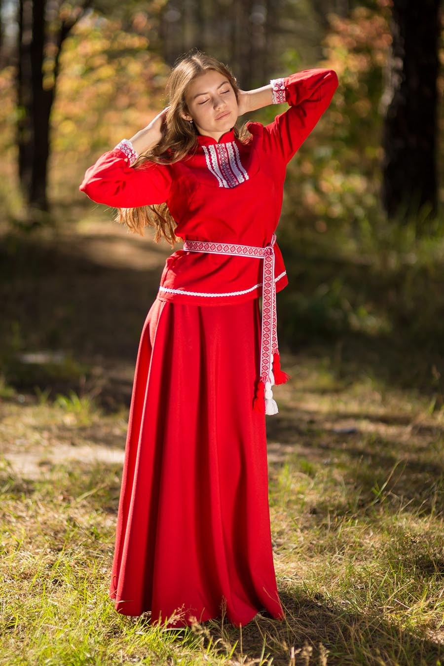 Underwear Women in Slavic costumes in Yuzhou
